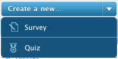 create a survey or quiz